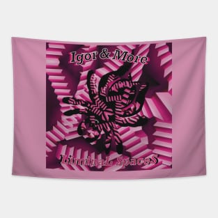 Igor & More Tarantula Liminal Spaces Pink Tapestry