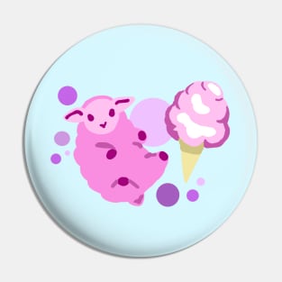 Cotton Candy Sheep Pin