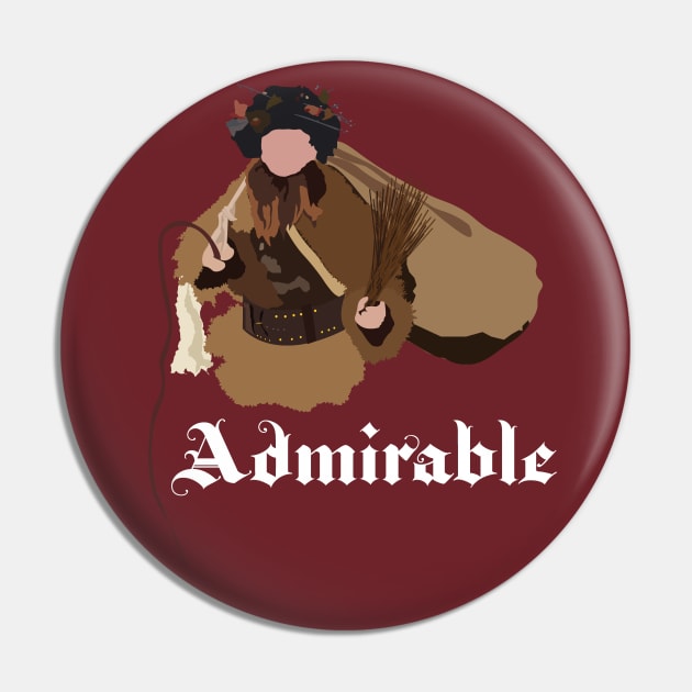 Dwight Schrute Admirable Belsnickel Art – The Office (white text) Pin by Design Garden