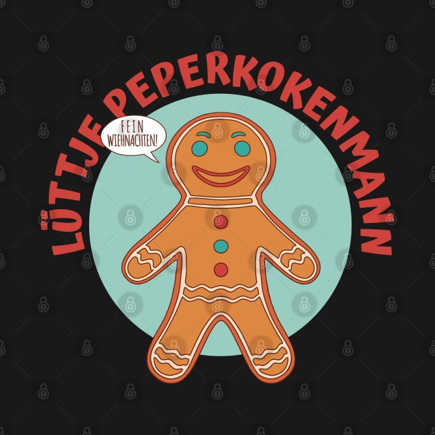 Lüttje Peperkokenmann Low German by DormIronDesigns