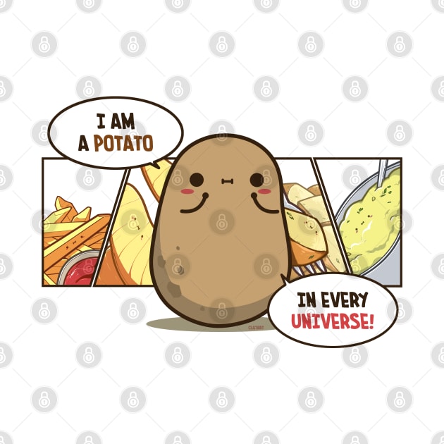 Cute Potato in Every Universe by clgtart