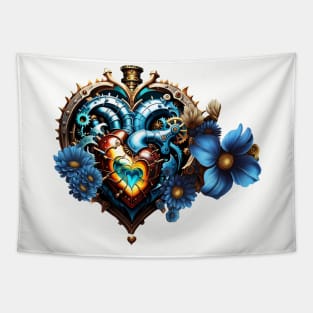 Awesome steampunk heart Tapestry