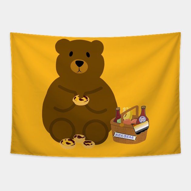 Kev the Bear Tapestry by Materiaboitv