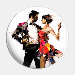 Dancing Couple Dance Performance Abstract Pin