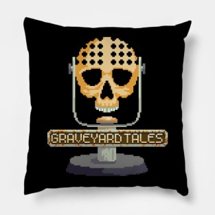 8Bit Skull Mic Pillow