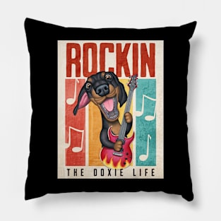 Rockin The Doxie Life Pillow