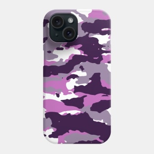 Purple Camouflage Pattern Phone Case