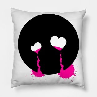 Crying heart emoji Pillow