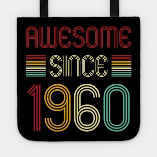 Vintage Awesome Since 1960 Tote