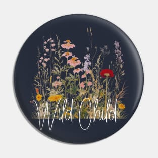 Flower Painting Art Ukiyoe Japanese Wild Child Boho Pin