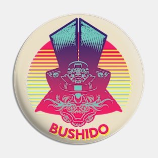 RETRO - THE WAY OF THE SAMURAI IS BUSHIDO Pin