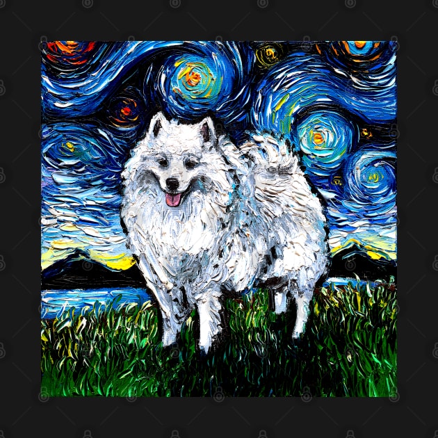 American Eskimo Night by sagittariusgallery