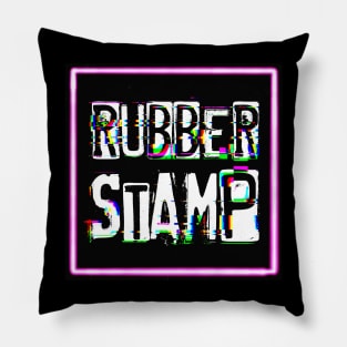 RubberStamp Pillow