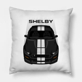 Ford Mustang Shelby GT350 2015 - 2020 - Black - White Stripes Pillow