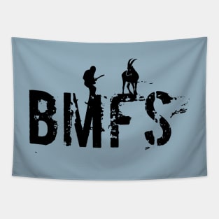 BMFS Black silhouette Tapestry