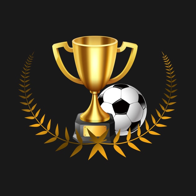 Cup Winner Football Team by Foxxy Merch