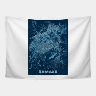 Bamako - Mali Peace City Map Tapestry