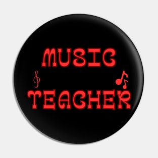 Music Teacher Pin