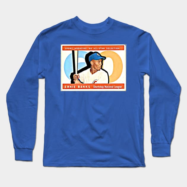 flashbackchamps 1960 Ernie Banks Mr. Cub T-Shirt