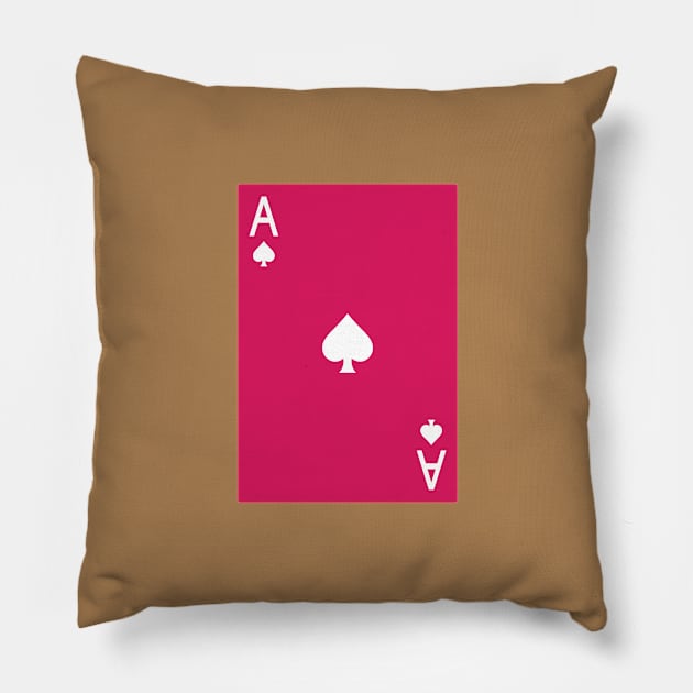 Gambit Playing Card Pillow by Minimalist Heroes