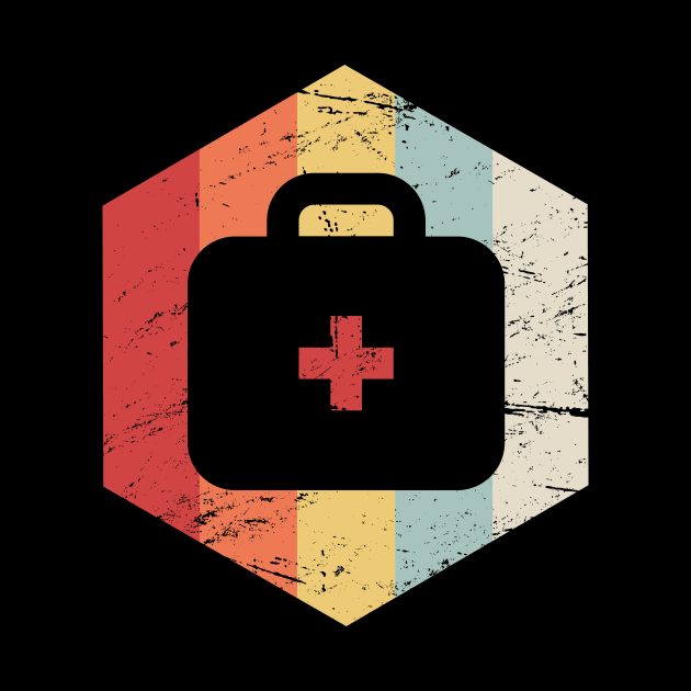 Retro Medical Student School Icon by MeatMan