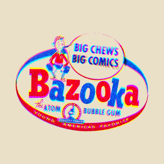 Bazooka Joe bubblegum by HAPPY TRIP PRESS