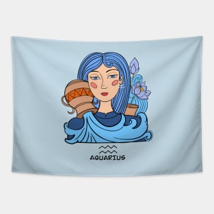 Aquarius Constellation:Creativity And Progress | Astrology Art Tapestry