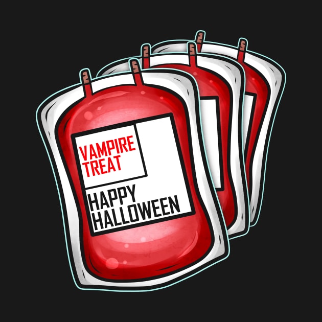 Blood Sample Blood Bag Bank Vampire Treat For Halloween by SinBle