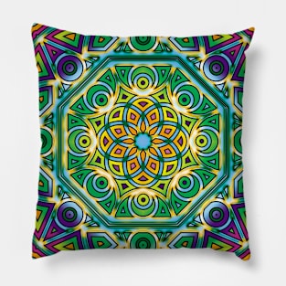 Mandala psychedelic T-Shirt 3 Pillow