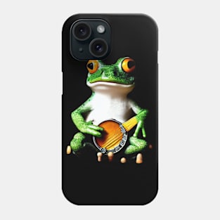 Frog Playing Banjo Phone Case