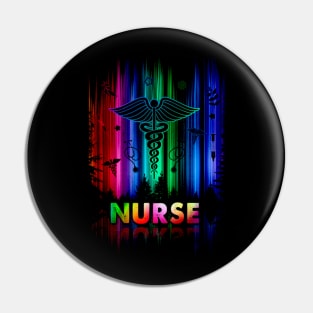 Proud Nurse Vintage retro shirt Pin