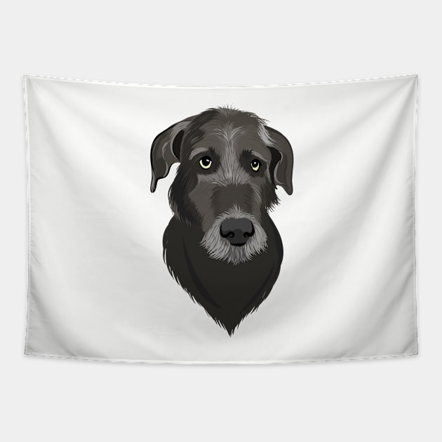 Irish Wolfhound - Cleopatra Tapestry by AliScarletAdams