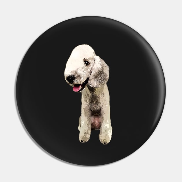 Bedlington Terrier Cute Pup Pin by ElegantCat