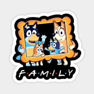 family blluey funny Magnet
