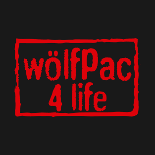 Wolfpac 4 Life Pro Wrestling Retro Vintage T-Shirt