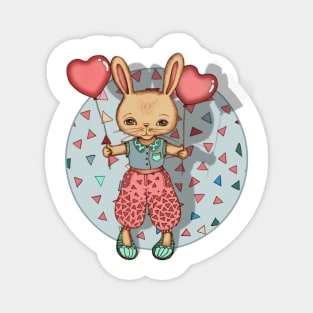 SomeBunny Loves You Magnet