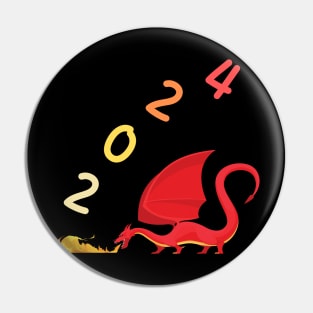 2024 red dragon Pin