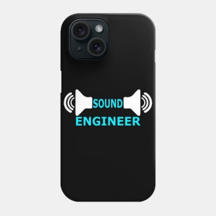 Sound engineer, audio engineering funny t-shirt Phone Case