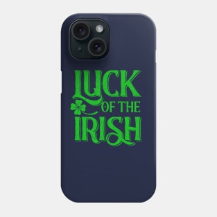 Saint Patrick Luck of the Irish Green Vintage Phone Case