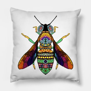 Stained Glass Bee Pillow