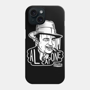 al capone killer portraits black Phone Case