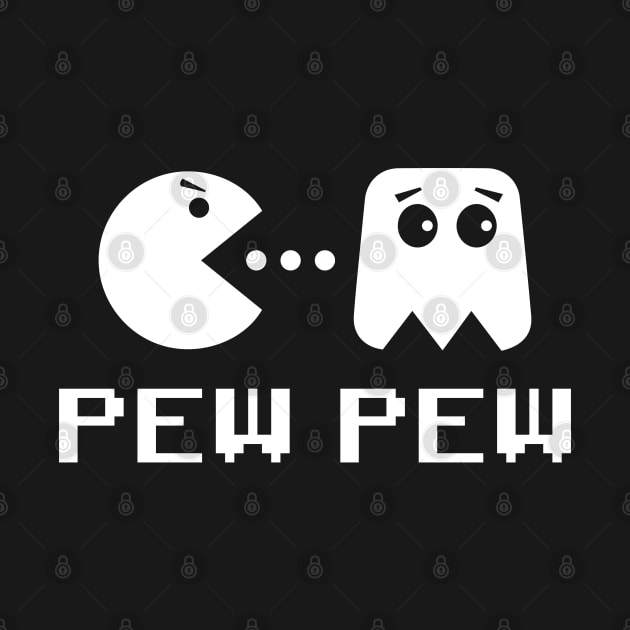 Pew Pew Vintage Video Game Nostalgia by OnyxBlackStudio