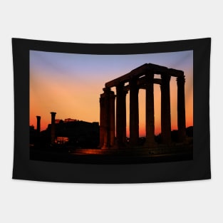 Ancient silhouettes Tapestry