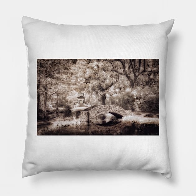 Avery Island Gardens Pillow by jforno