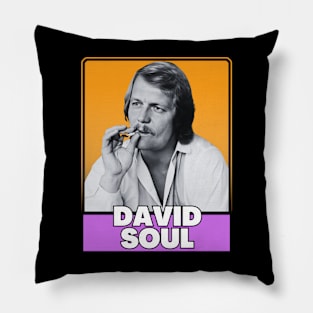 David soul (retro style) Pillow