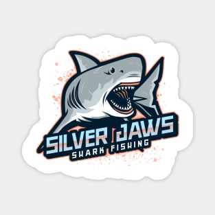 Silver Jaws Shark Fishing Magnet