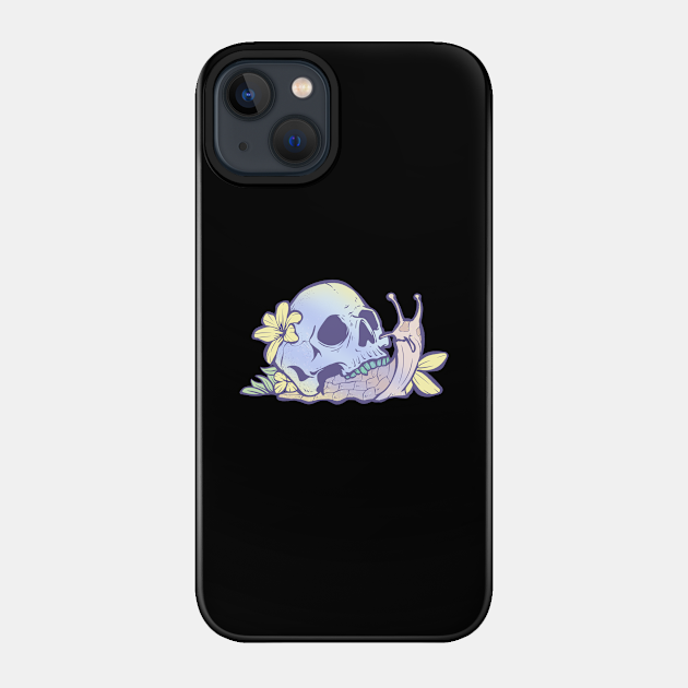 Pastel Goth Kawaii Eboy Egirl Emo Cute Skull Snail Grunge - Pastel Goth - Phone Case