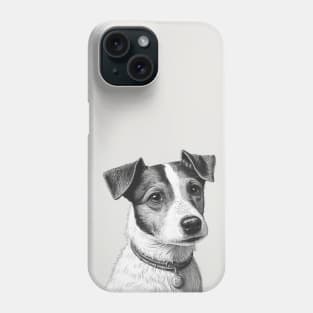 Jack Russell Terrier Pen and Ink Phone Case