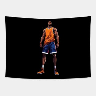 indoor basketball Tapestry