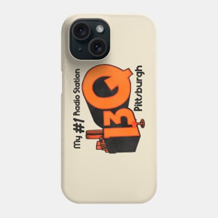 13Q Pittsburgh Retro Defunct Radio Station Phone Case